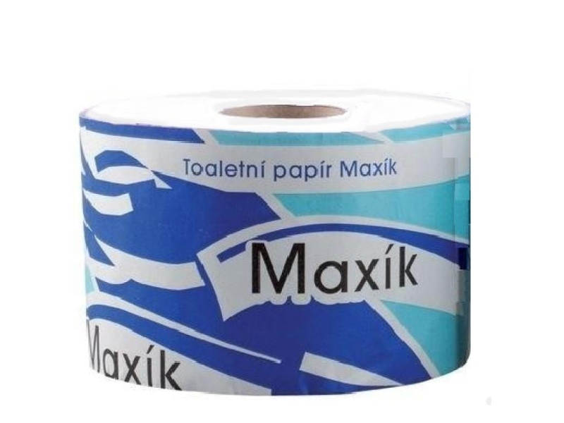 Toaletní papír, 1 vrstvý, 24 rolí, Maxík