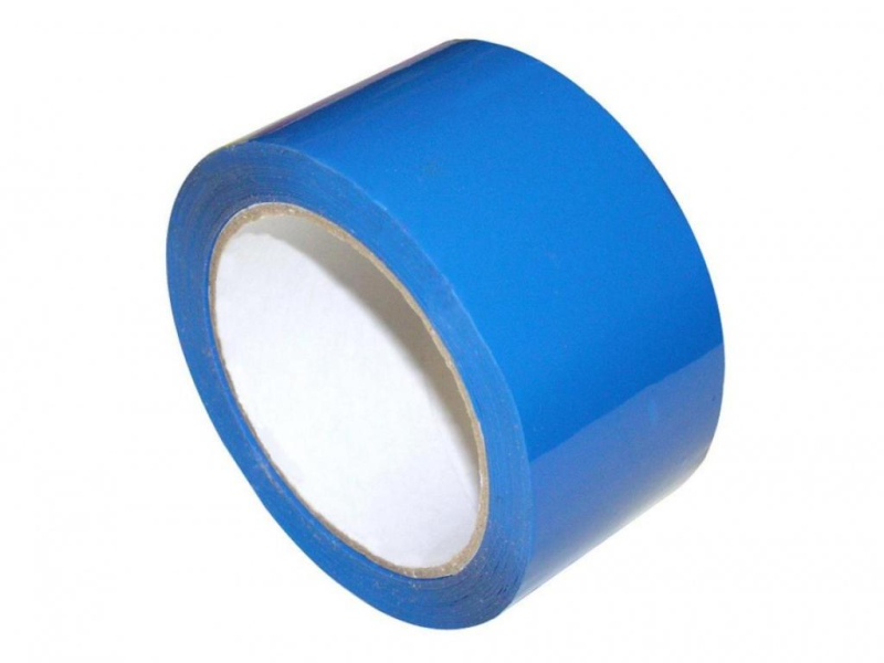 Lepící páska, 48 mm x 66 m, modrá