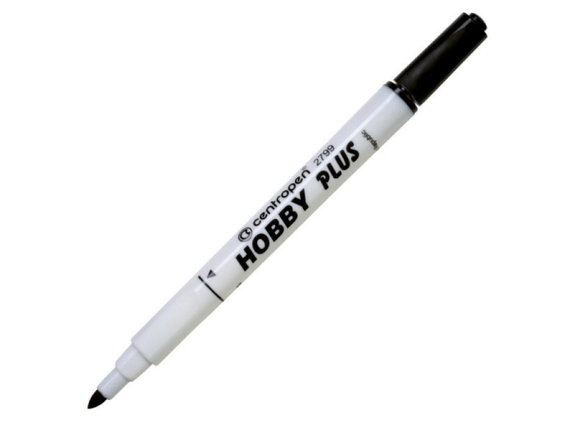 Značkovač, Centropen, 2799, Hobby plus, černý