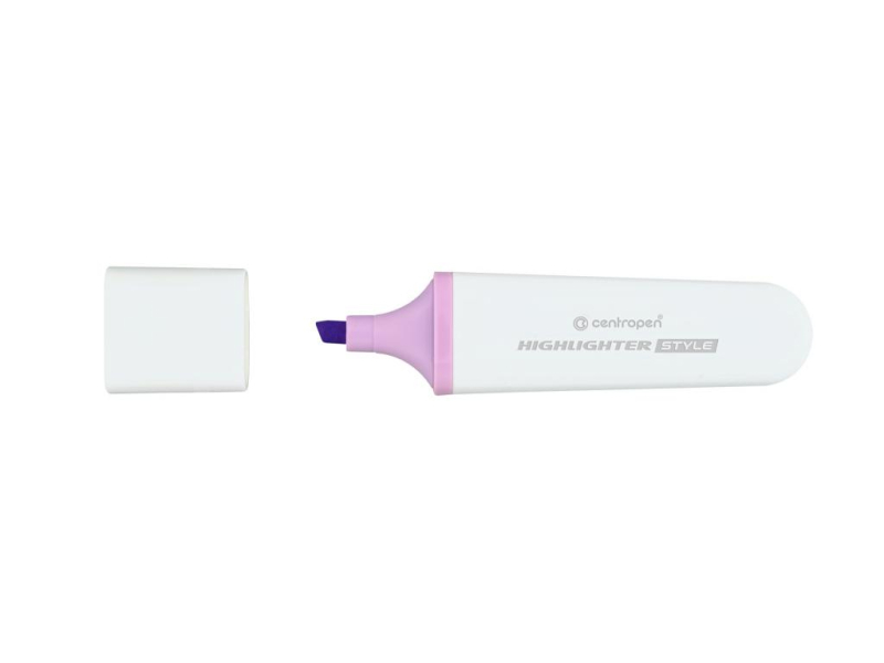 Zvýrazňovač, 6252, plochý, pastelová fialová