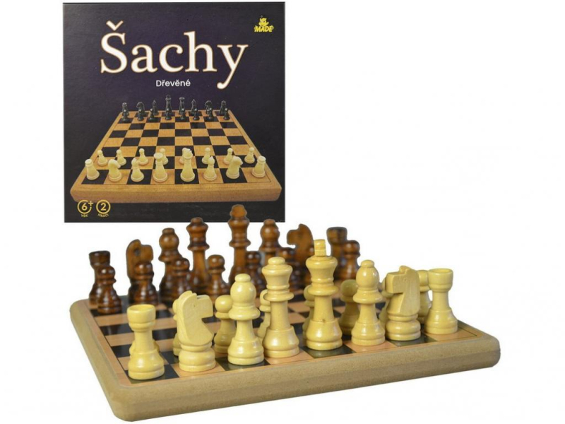 Hra šachy dřevěné