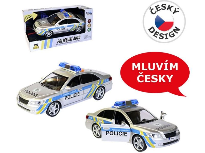 Auto policie, 24 cm, s českým hlasem