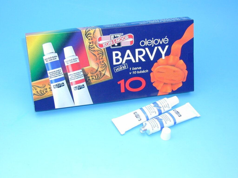 Olejová barva, 16 ml, kobalt modrá světlá