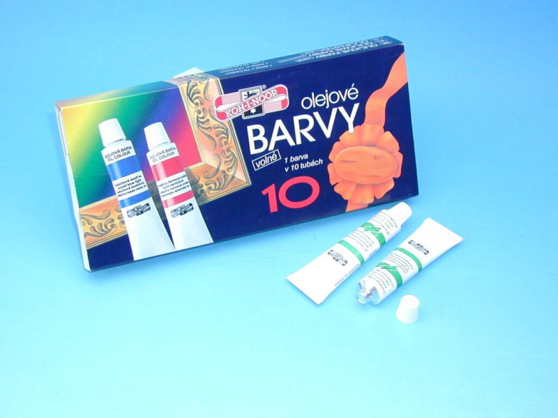 Olejová barva, 16 ml, zelená pernamentní světlá