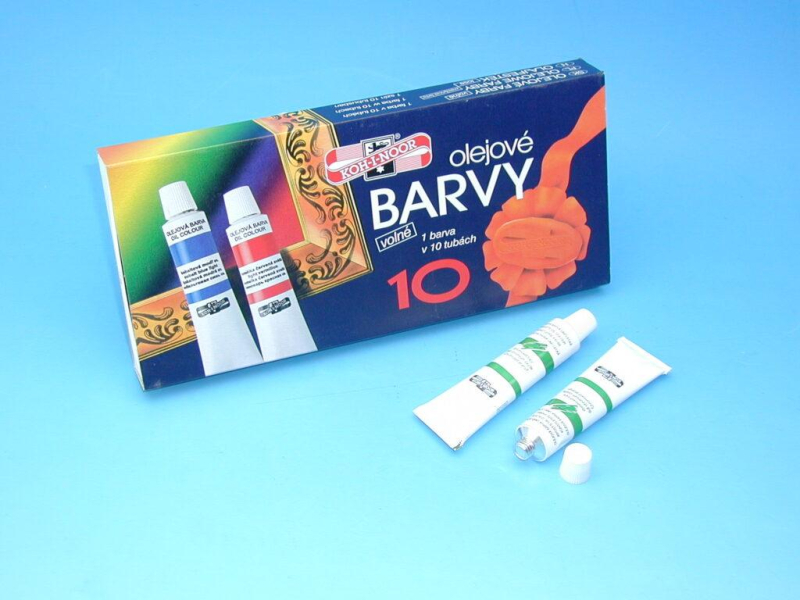 Olejová barva, 16 ml, chromoxid tupý