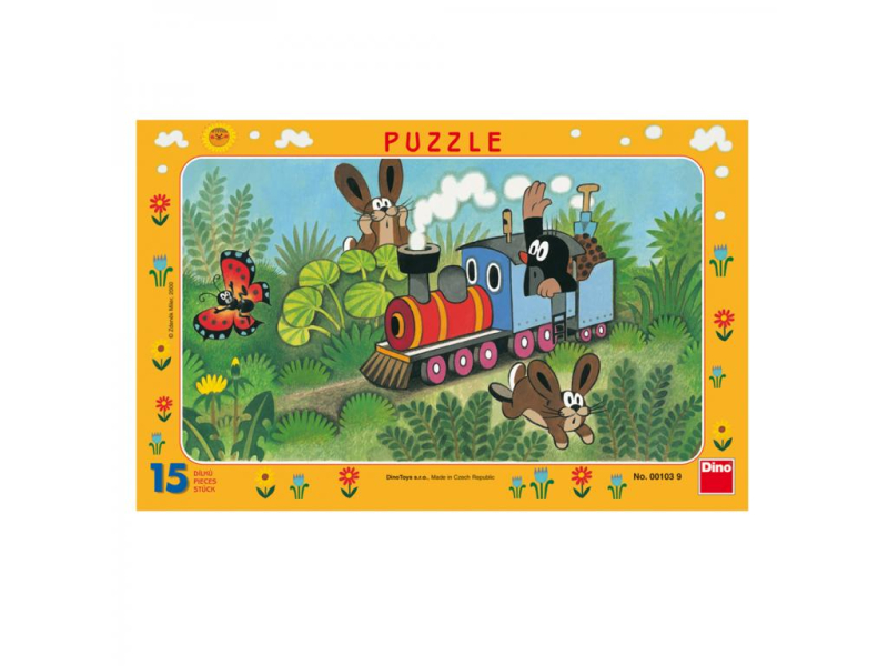 Puzzle Krtek, 15 dílků