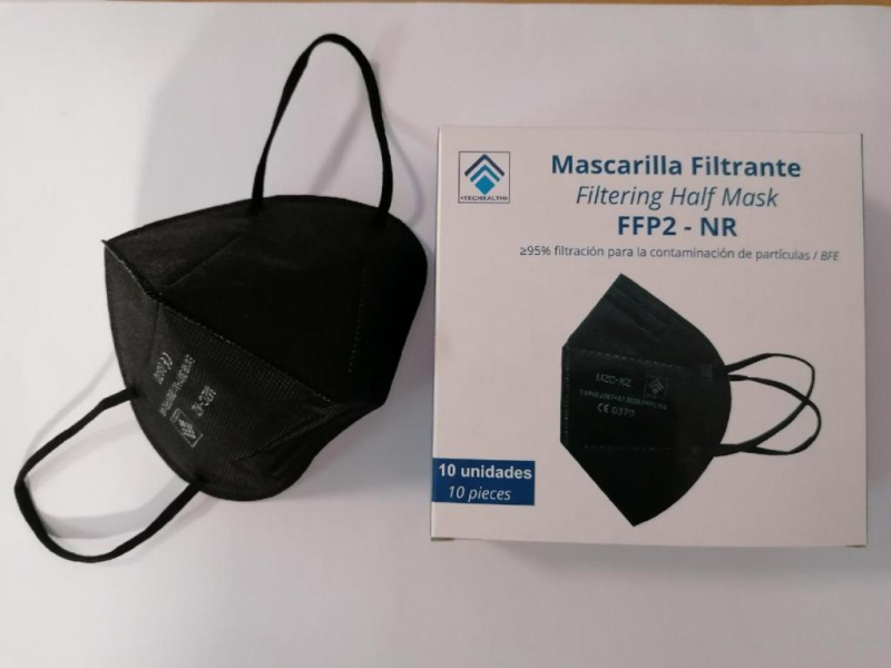 Respirátor FFP2, 1 kus, černá