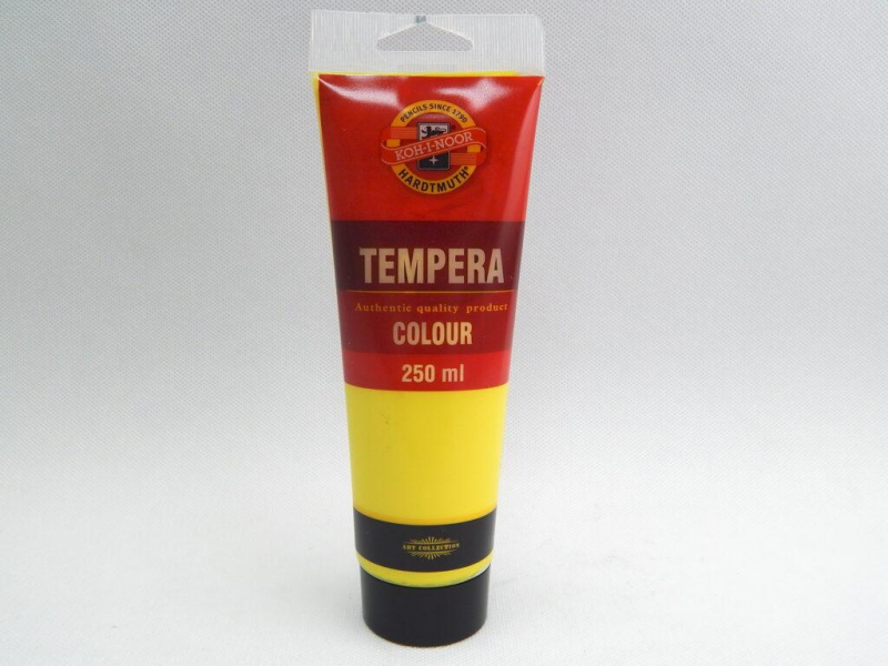 Temperová barva, 250 ml, Kohinoor, žlutá citronová