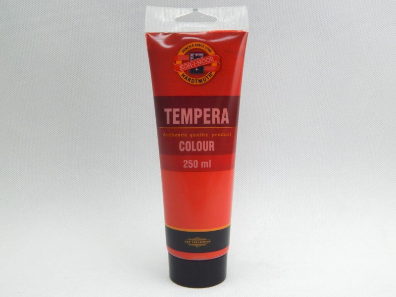 Temperová barva, 250 ml, Kohinoor, rumělka červená