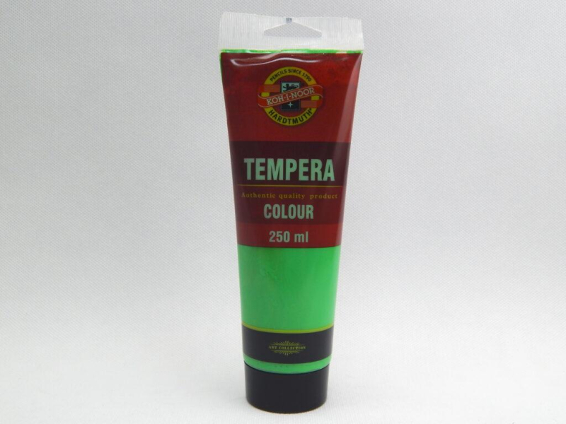 Temperová barva, 250 ml, Kohinoor, zelená světlá