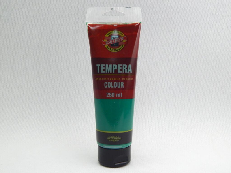 Temperová barva, 250 ml, Kohinoor, zelená tmavá