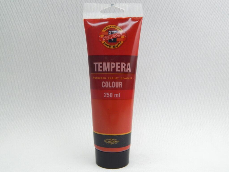 Temperová barva, 250 ml, Kohinoor, červeň permanent světlá