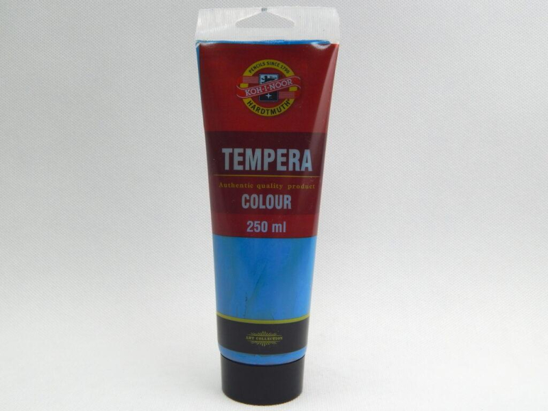 Temperová barva, 250 ml, Kohinoor, modrá coelinová