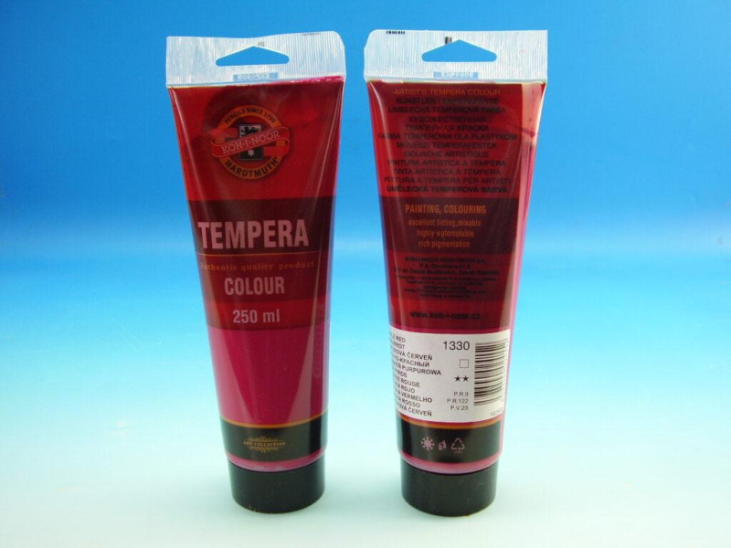 Temperová barva, 250 ml, Kohinoor, purpur červená