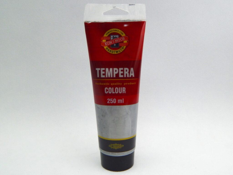 Temperová barva, 250 ml, Kohinoor, stříbrná