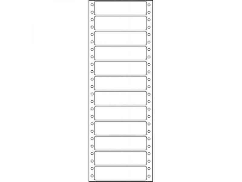 Etikety tabelační, 147 x 20 mm, 1 řada