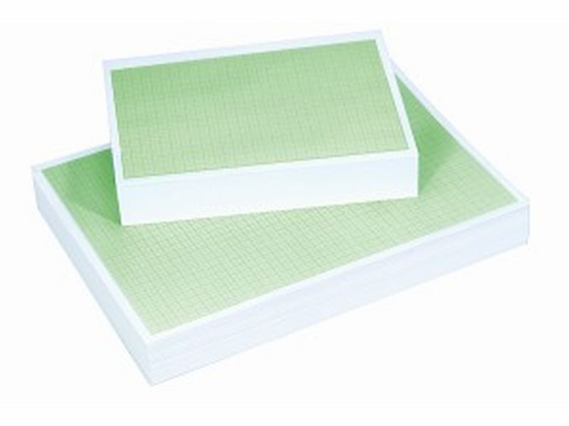 Milimetrový papír A4, 50 listů v bloku