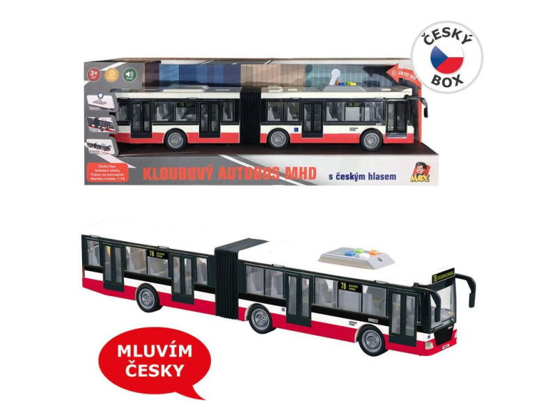 Autobus, 44 cm, s českým hlasem