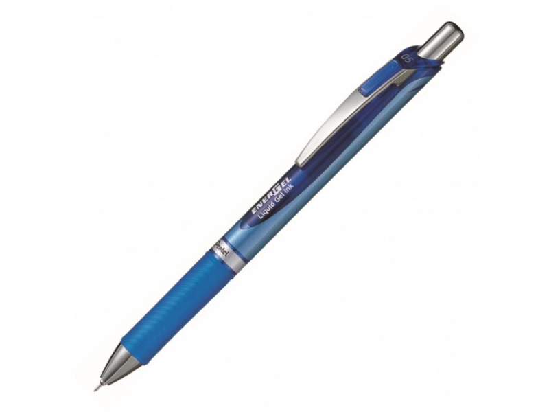 Kuličková tužka, gelová, Pentel Energel, 0,5 mm, modrá