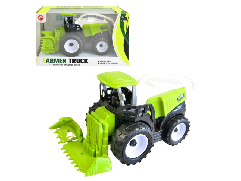 Traktor s nástroji, kombajn, řezačka 19 cm