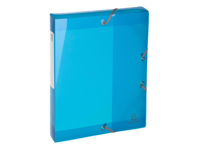 Box na spisy A4, širší hřbet, modrá
