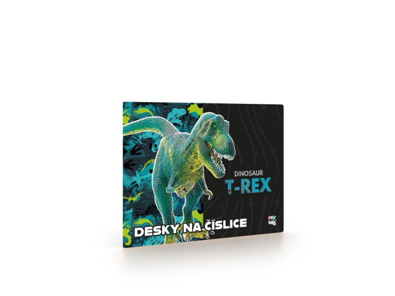 Zásobník na čísla, premium dinosaurus