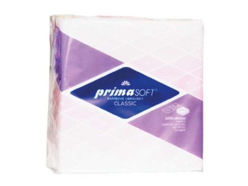 Ubrousky Prima Soft 33 x 33 cm, 100 ks