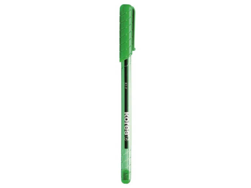 Kuličková tužka, jednorázová, Kores, K1, zelená