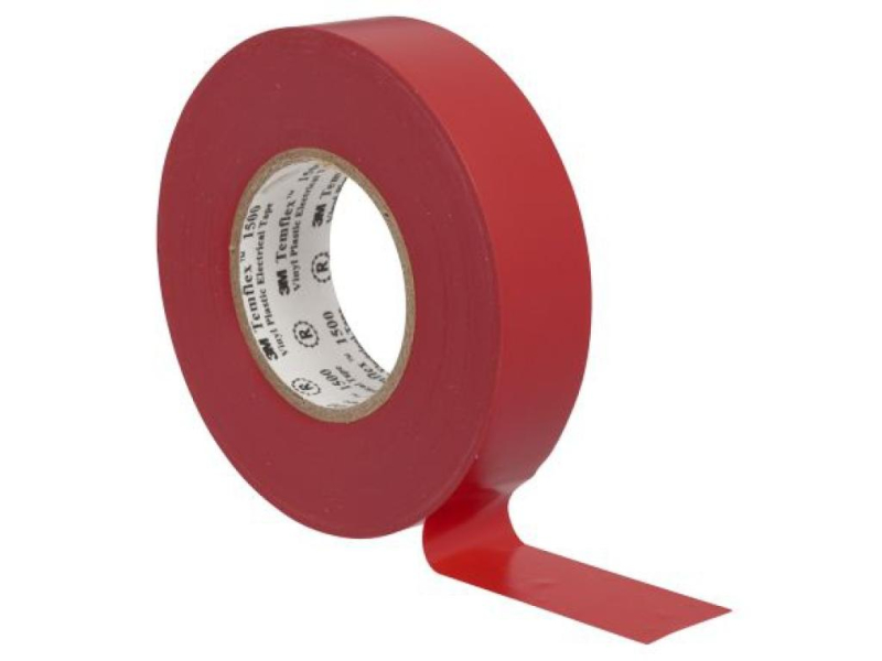 Páska elektroizolační, 15 mm x 10 m, červená