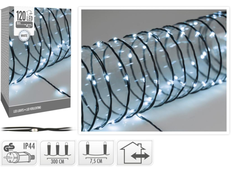 Elektrické osvětlení, 900cm, 120 LED