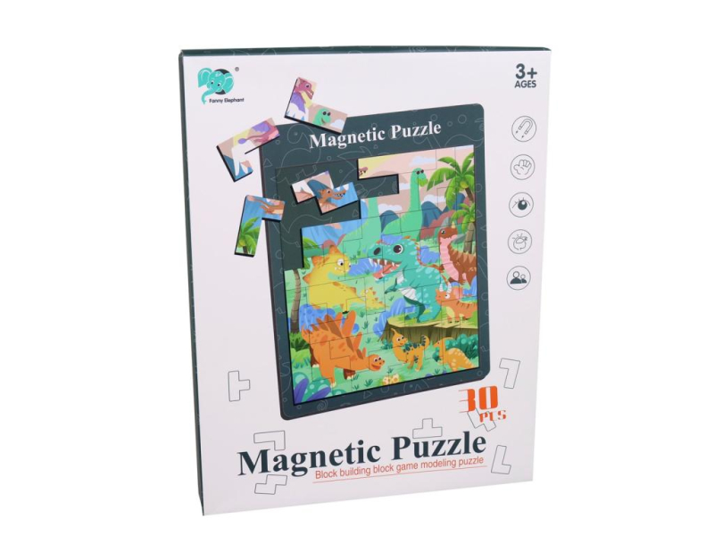 Puzzle magnetické, 30ks