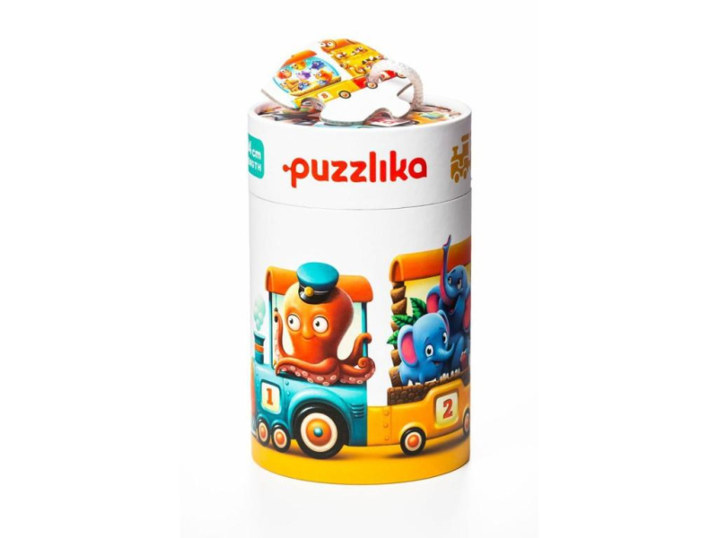 Puzzle naučné, 20 dílků, Vlak