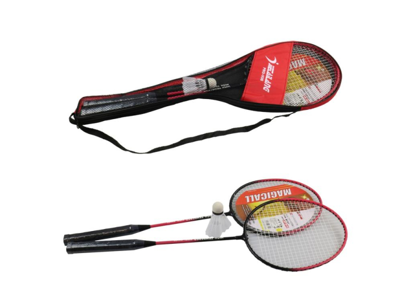 Badminton sada, 2 pálky, košíček