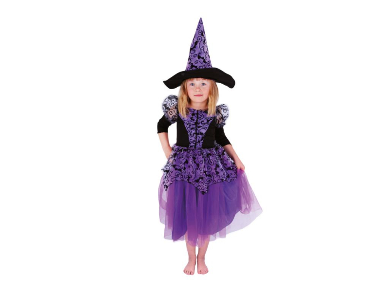 Kostým čarodejnice fialová