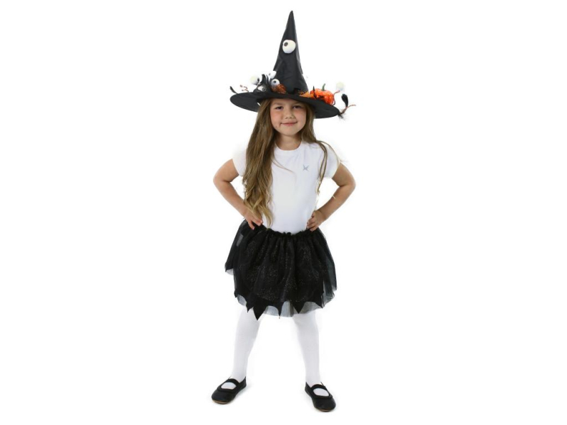 Kostým Čarodějnice sukně a klobouk