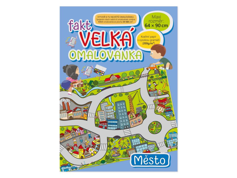 Fakt velká omalovánka Město