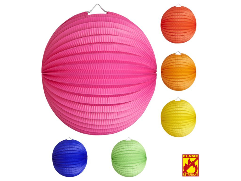 Lampion koule jednobarevná 25 cm