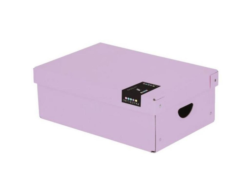 Krabice do lavice fialová lamino pasteliny