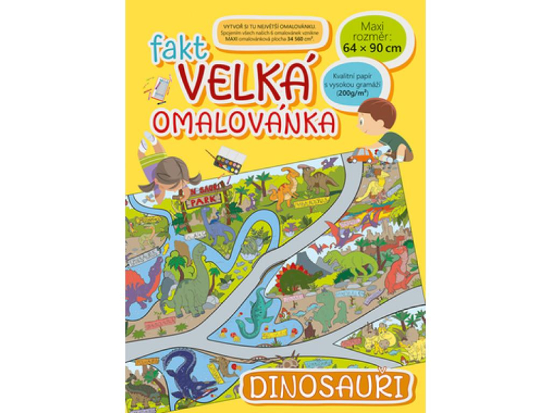 Fakt velká omalovánka Dinosauři