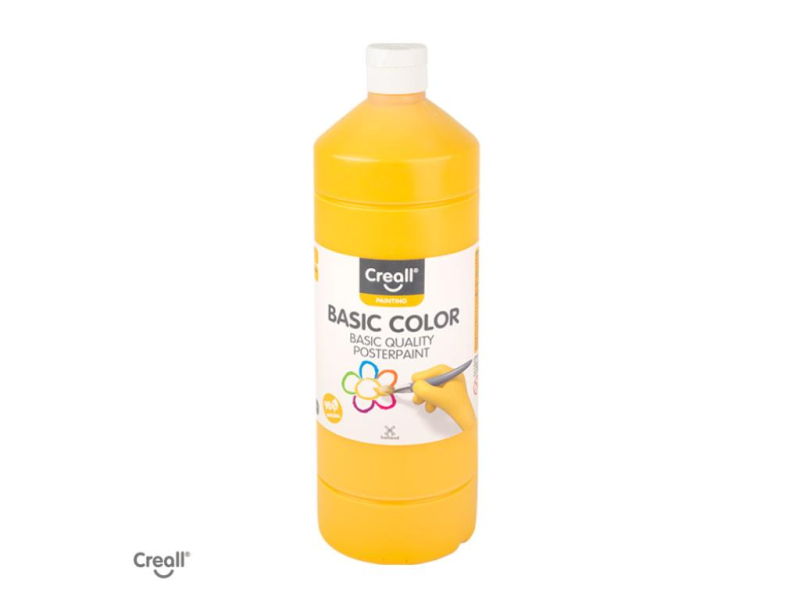 Tempera 1000ml, creall tmavě žlutá