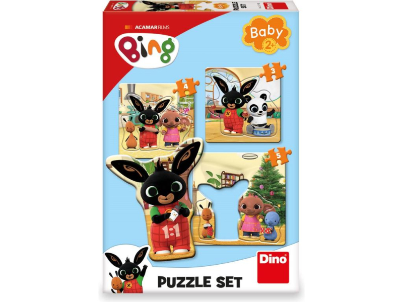 Puzzle 3,4,5 dílků baby, Bing a kamarádi