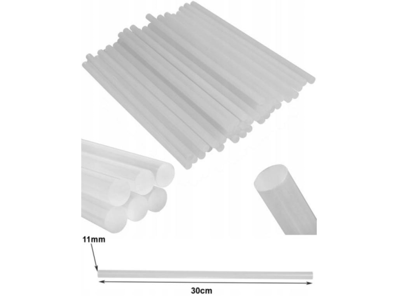 Tavné tyčinky 11mm-300mm, 1 kg