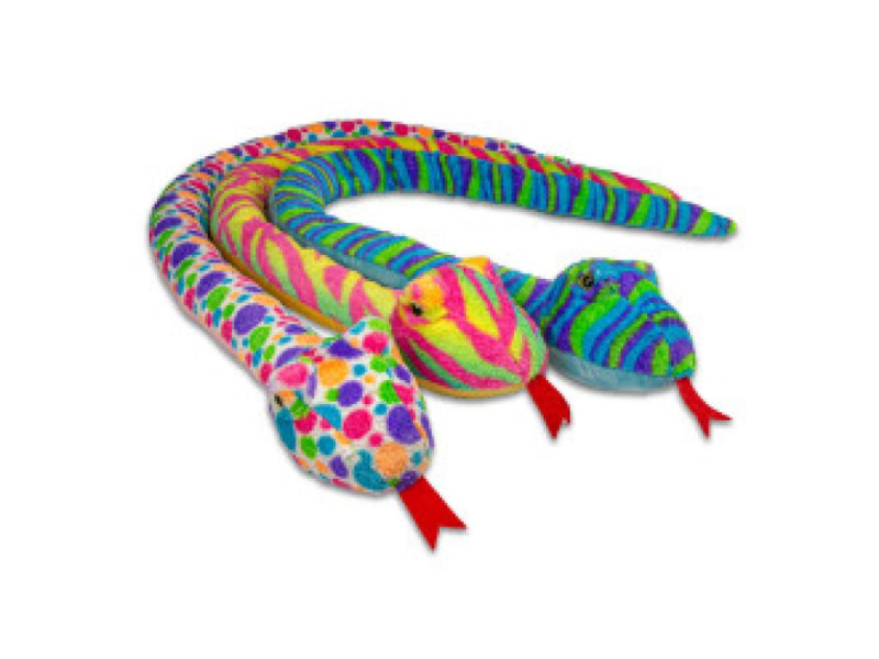 Had barevný plyšový