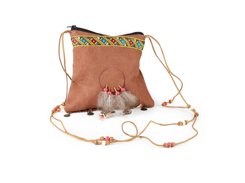 Indiánská kabelka na zip
