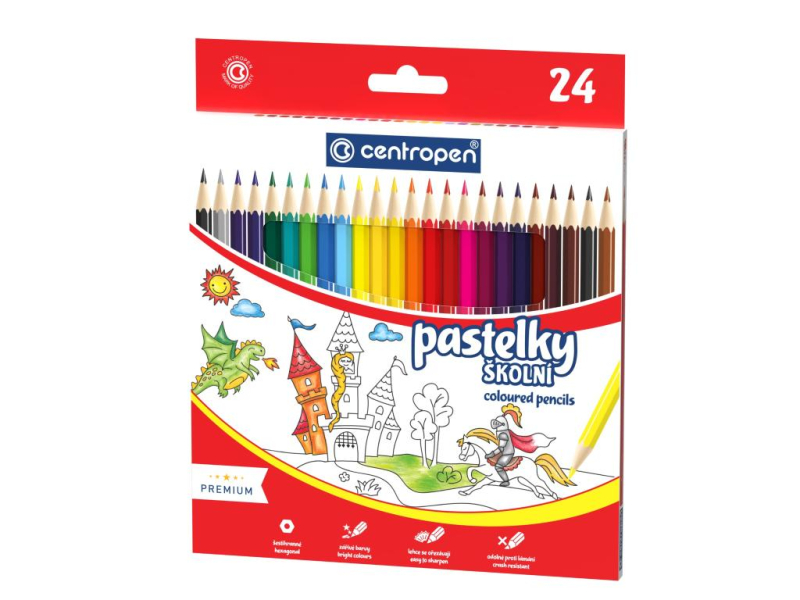 Pastelky Centropen, 24 kusů