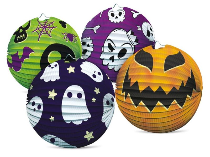 Lampion 25cm koule Halloween