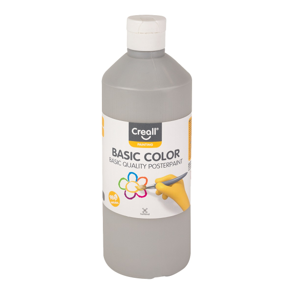 Tempera 500ml creall šedá barva