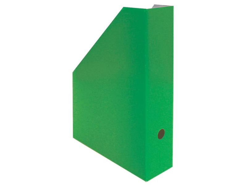 Archivní box zkosený, lamino, zelená