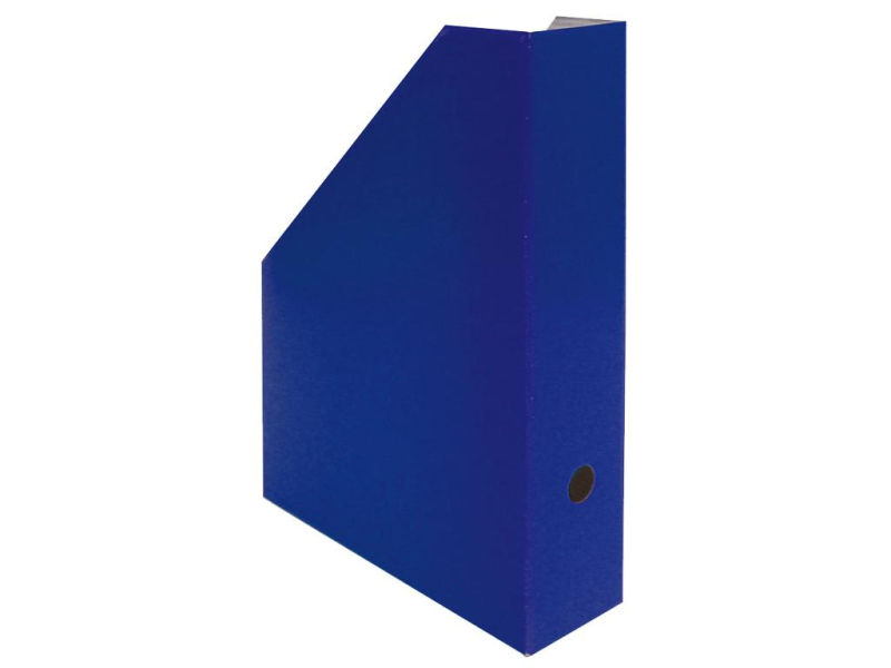 Archivní box zkosený, lamino, modrá
