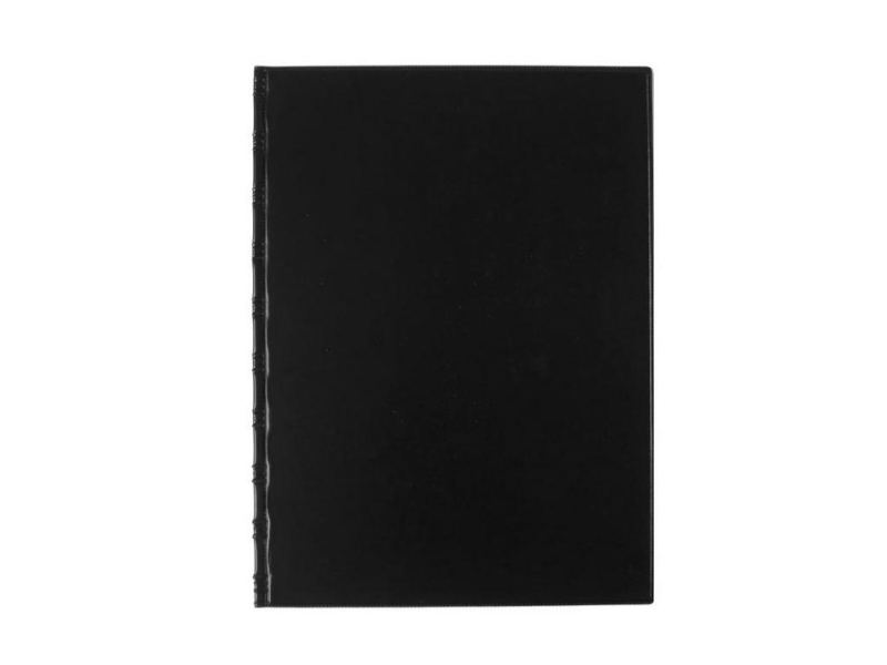 Desky A4, PVC, záložky svislé, černá